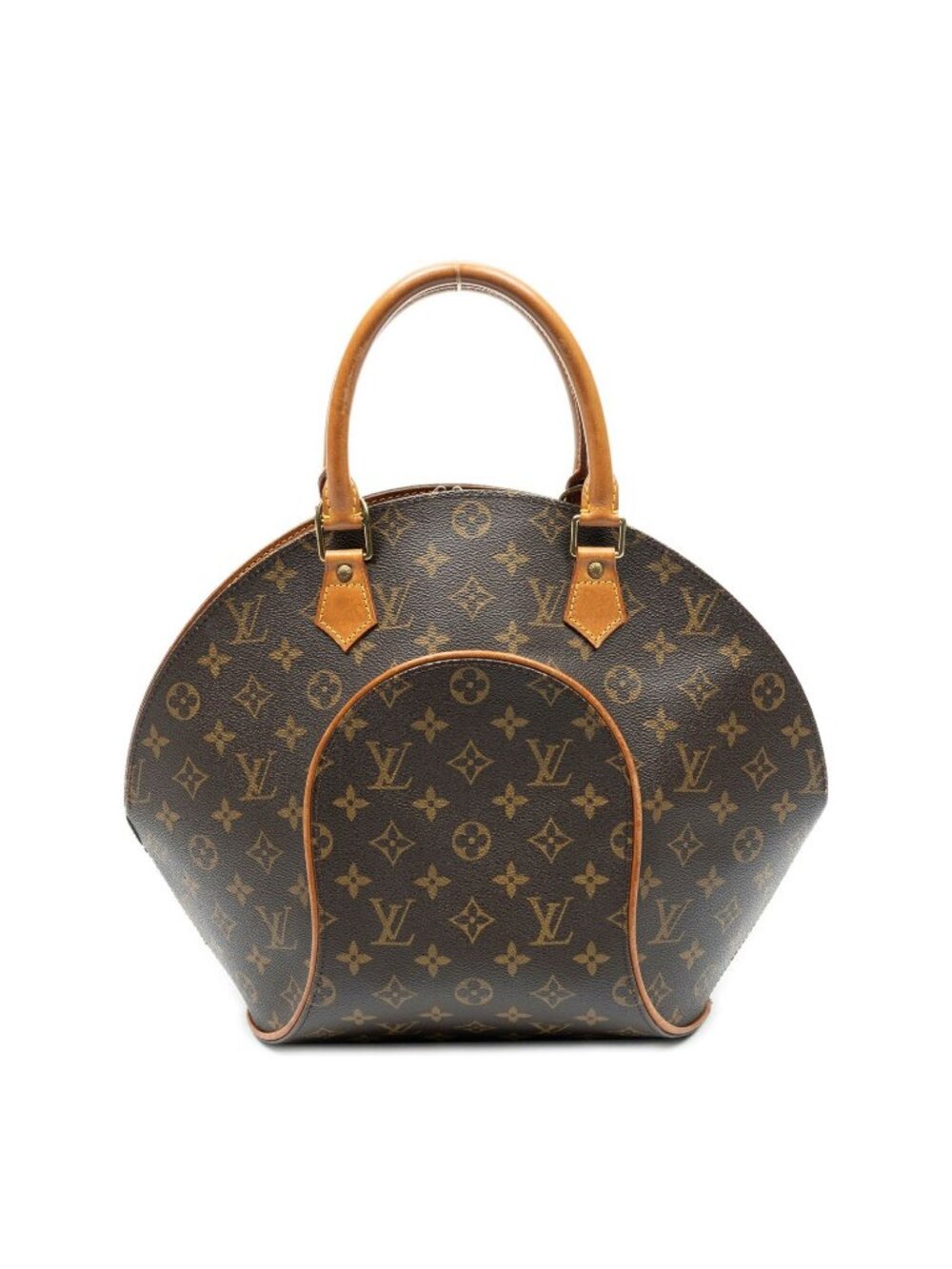 Louis Vuitton Ellipse Brown Monogram Canvas Handbag